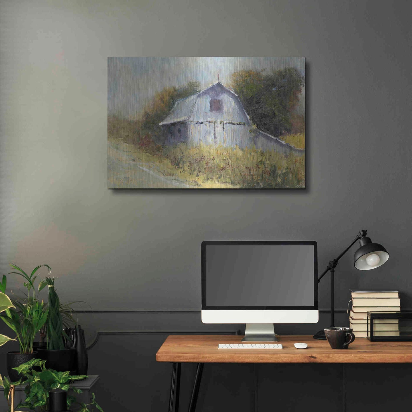 Luxe Metal Art 'Change of Seasons II' by Marilyn Wendling, Metal Wall Art,36x24