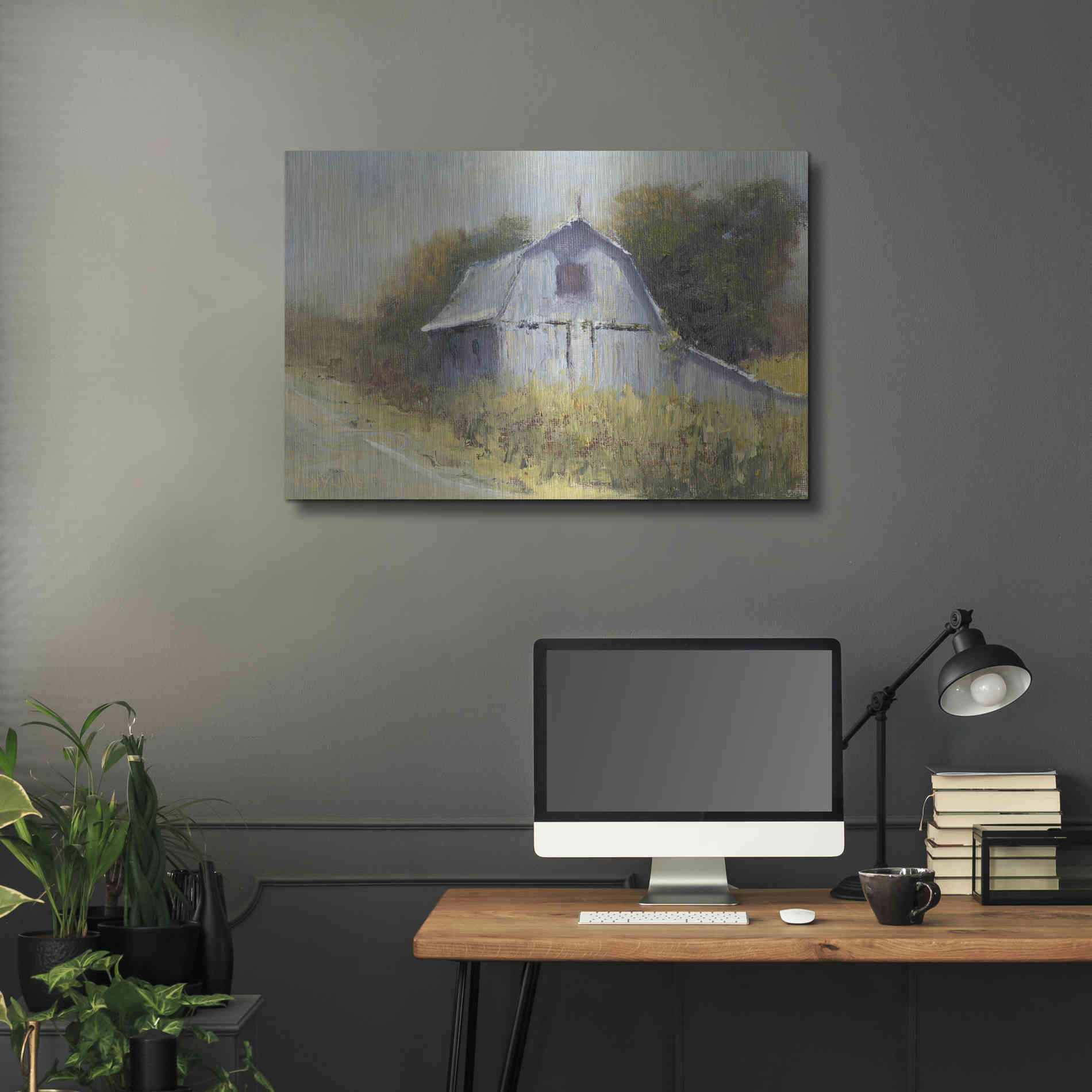 Luxe Metal Art 'Change of Seasons II' by Marilyn Wendling, Metal Wall Art,36x24