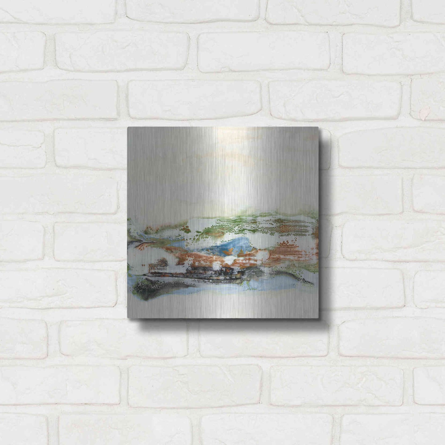 Luxe Metal Art 'Melting in Love I' by Lila Bramma, Metal Wall Art,12x12