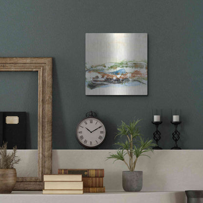 Luxe Metal Art 'Melting in Love I' by Lila Bramma, Metal Wall Art,12x12