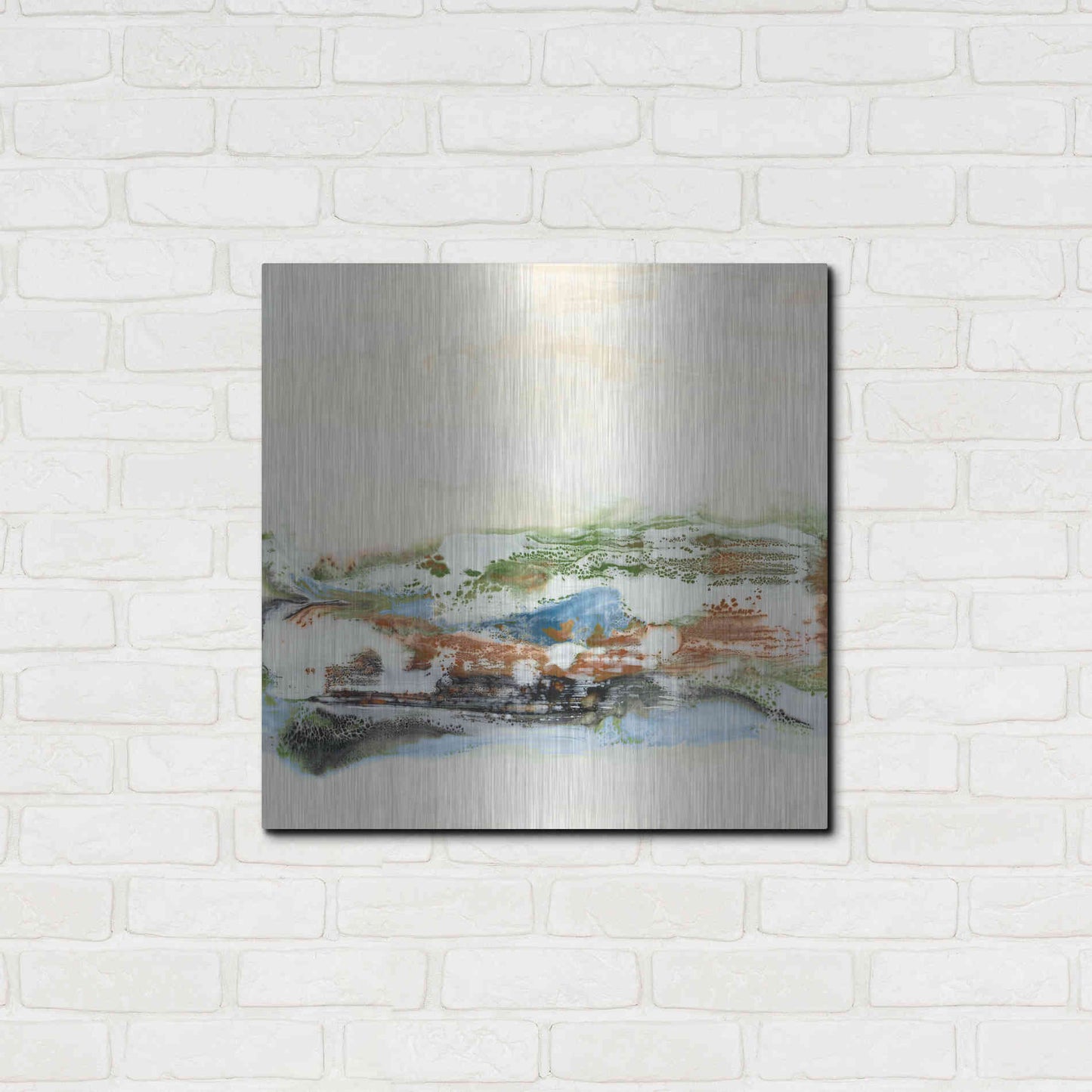 Luxe Metal Art 'Melting in Love I' by Lila Bramma, Metal Wall Art,24x24