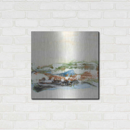 Luxe Metal Art 'Melting in Love I' by Lila Bramma, Metal Wall Art,24x24