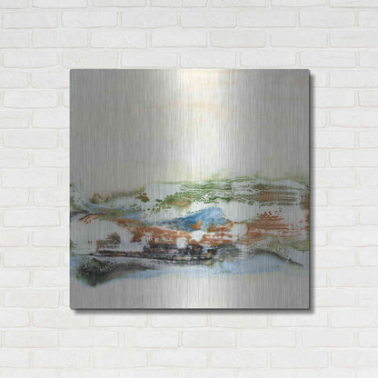 Luxe Metal Art 'Melting in Love I' by Lila Bramma, Metal Wall Art,36x36