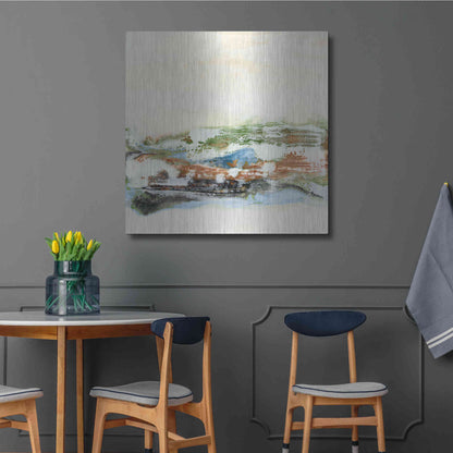 Luxe Metal Art 'Melting in Love I' by Lila Bramma, Metal Wall Art,36x36