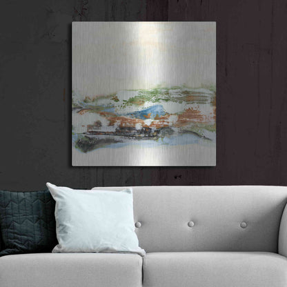 Luxe Metal Art 'Melting in Love I' by Lila Bramma, Metal Wall Art,36x36