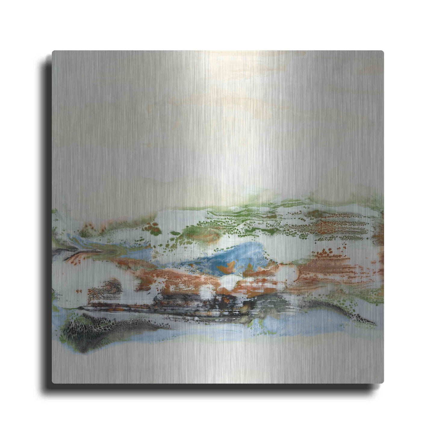 Luxe Metal Art 'Melting in Love I' by Lila Bramma, Metal Wall Art