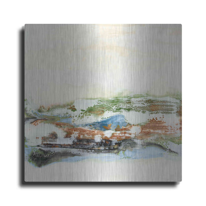 Luxe Metal Art 'Melting in Love I' by Lila Bramma, Metal Wall Art