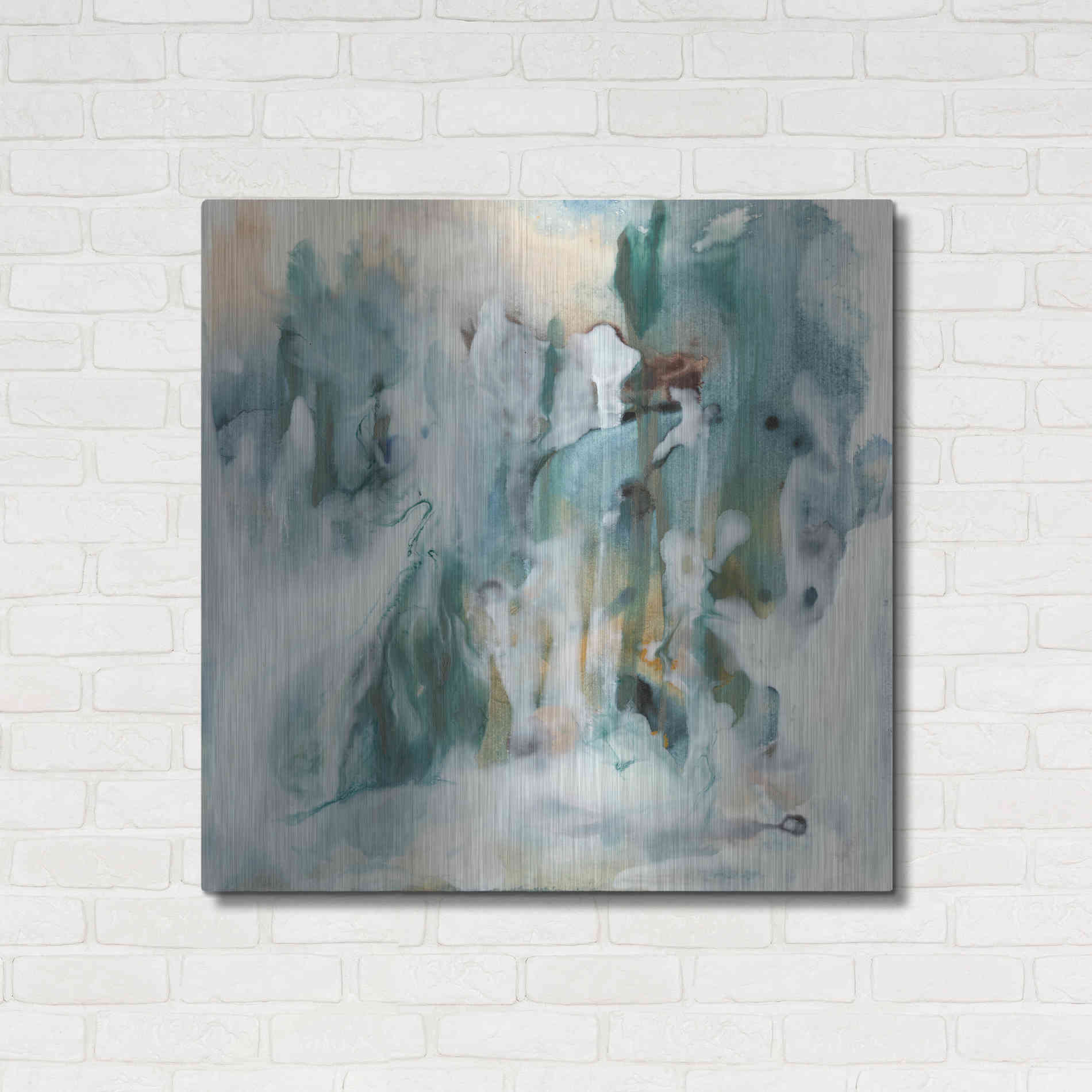 Luxe Metal Art 'New Vision I' by Lila Bramma, Metal Wall Art,36x36