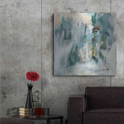 Luxe Metal Art 'New Vision I' by Lila Bramma, Metal Wall Art,36x36