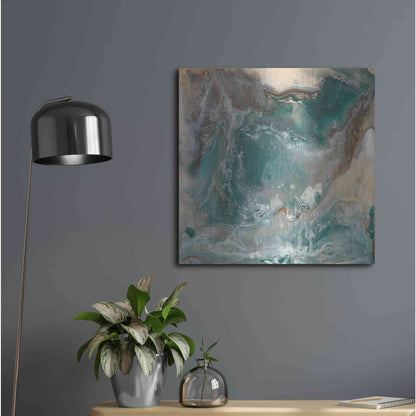 Luxe Metal Art 'Light Born Spirit III' by Lila Bramma, Metal Wall Art,24x24