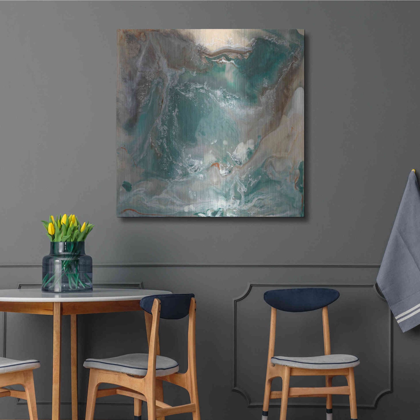 Luxe Metal Art 'Light Born Spirit III' by Lila Bramma, Metal Wall Art,36x36