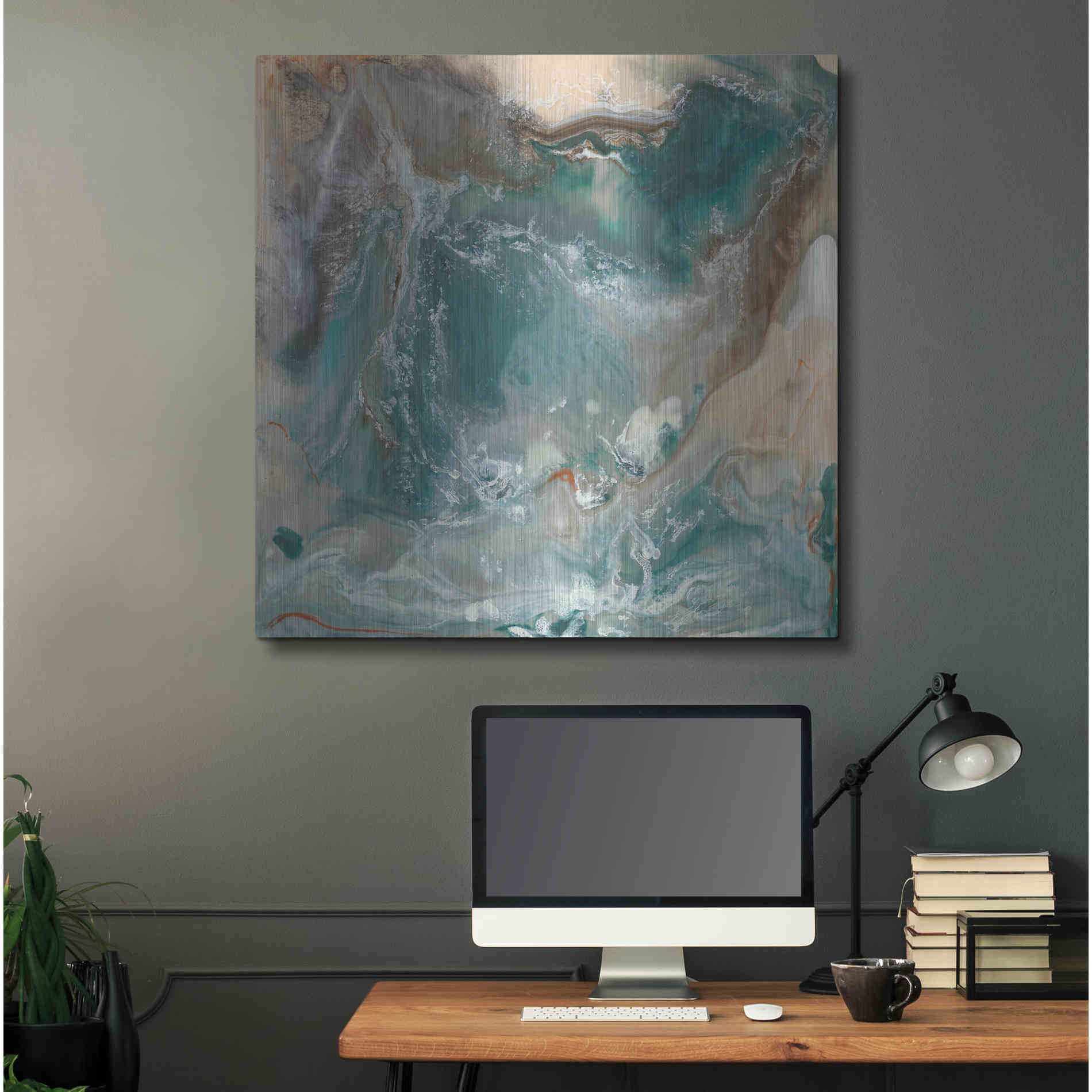 Luxe Metal Art 'Light Born Spirit III' by Lila Bramma, Metal Wall Art,36x36