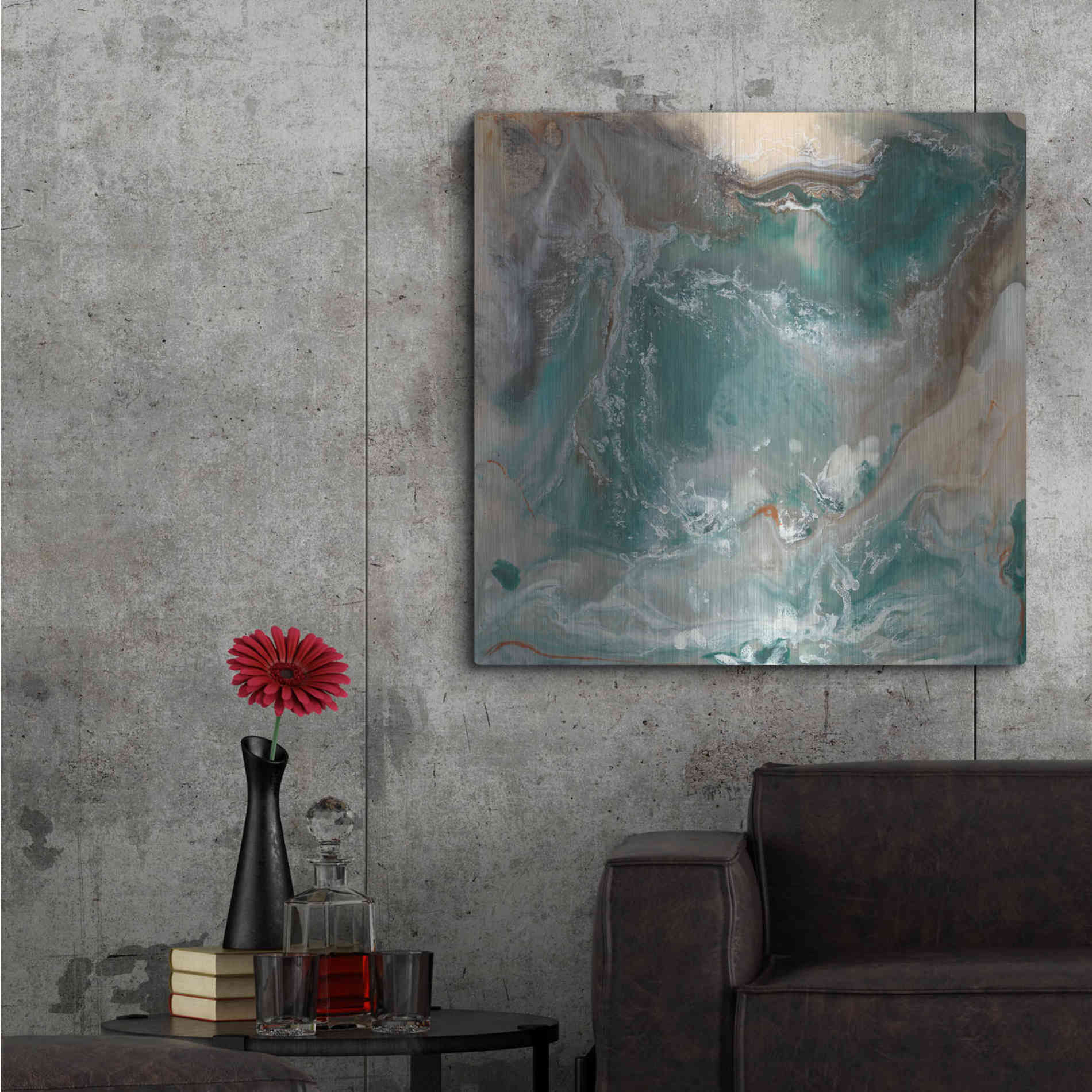 Luxe Metal Art 'Light Born Spirit III' by Lila Bramma, Metal Wall Art,36x36