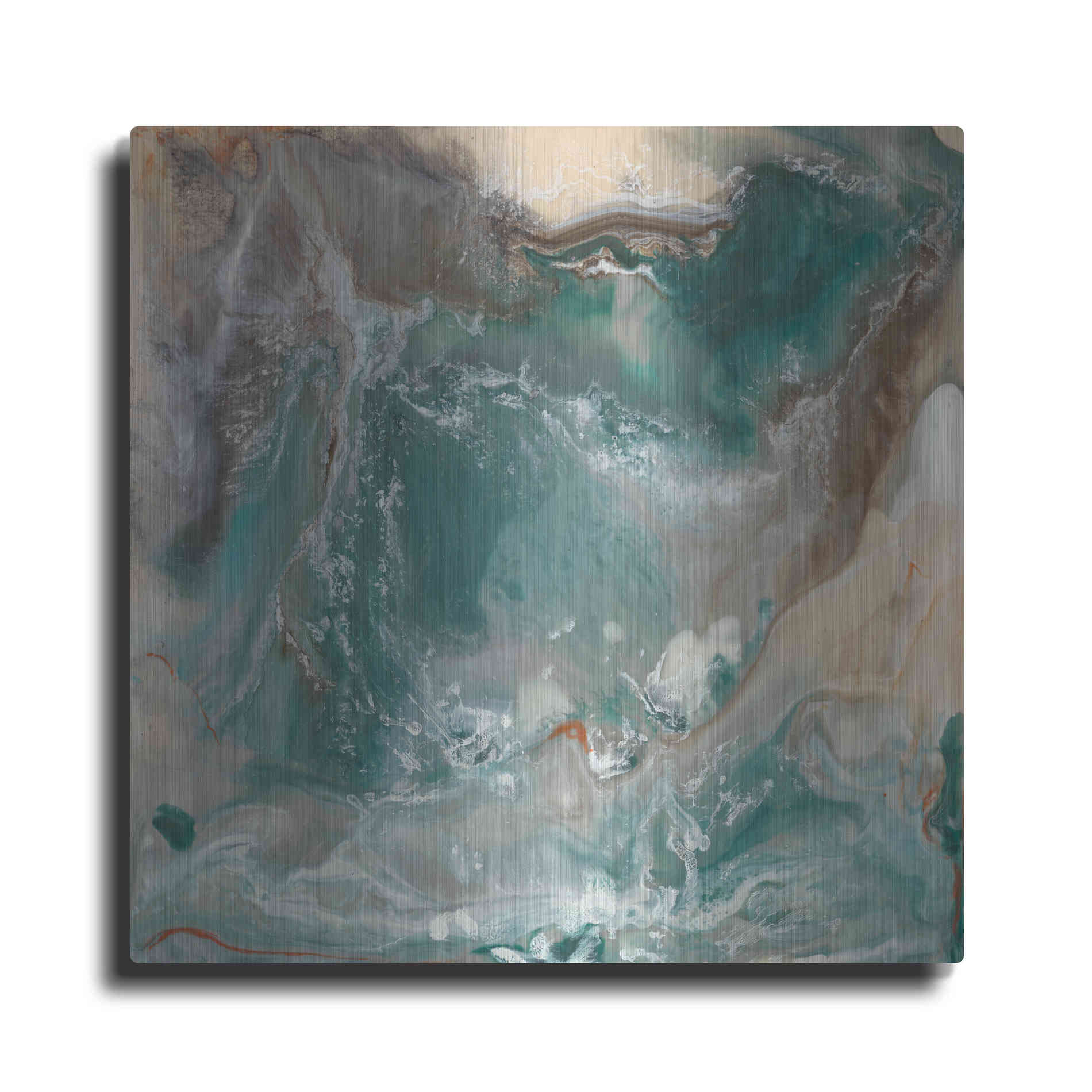 Luxe Metal Art 'Light Born Spirit III' by Lila Bramma, Metal Wall Art