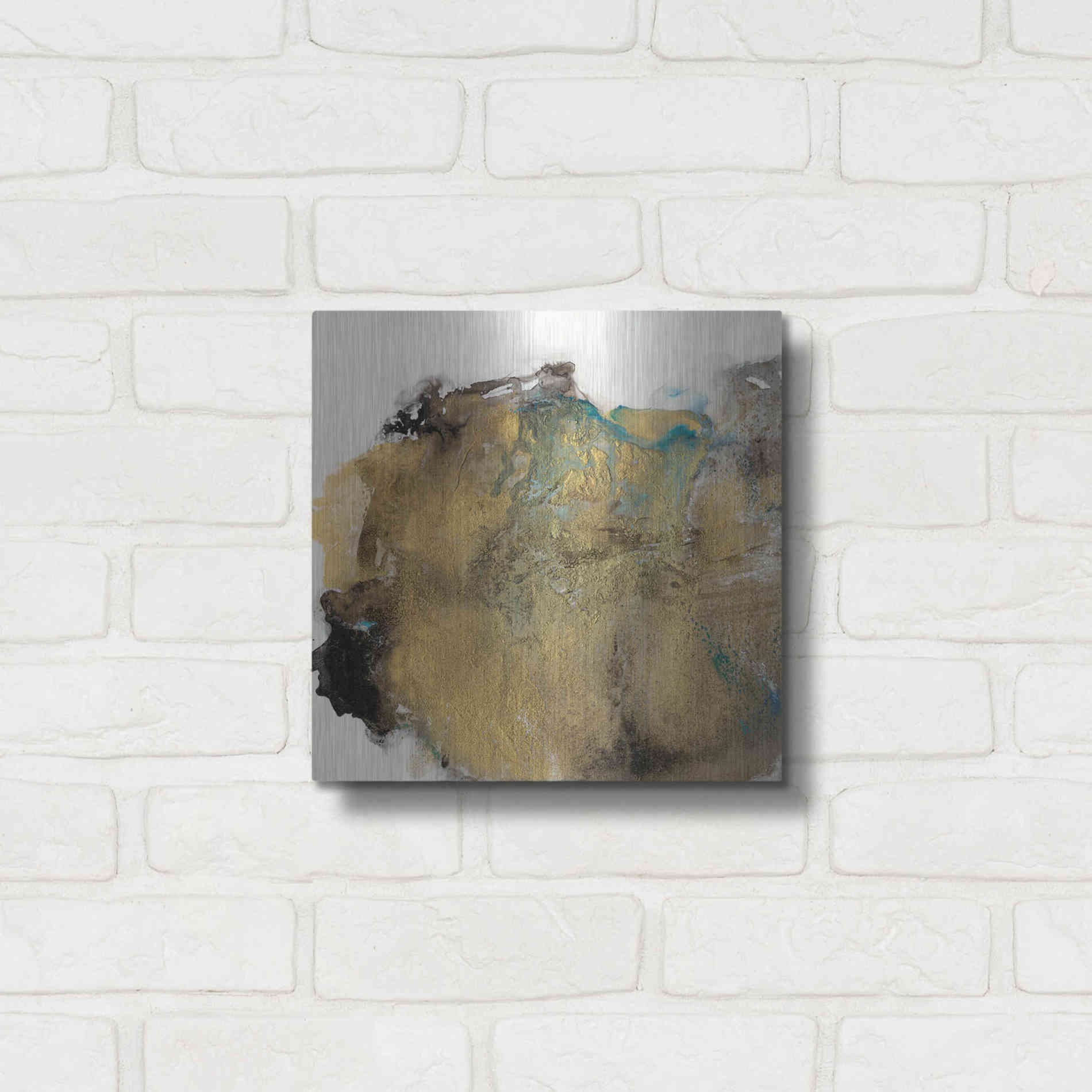 Luxe Metal Art 'Align with Life III' by Lila Bramma, Metal Wall Art,12x12