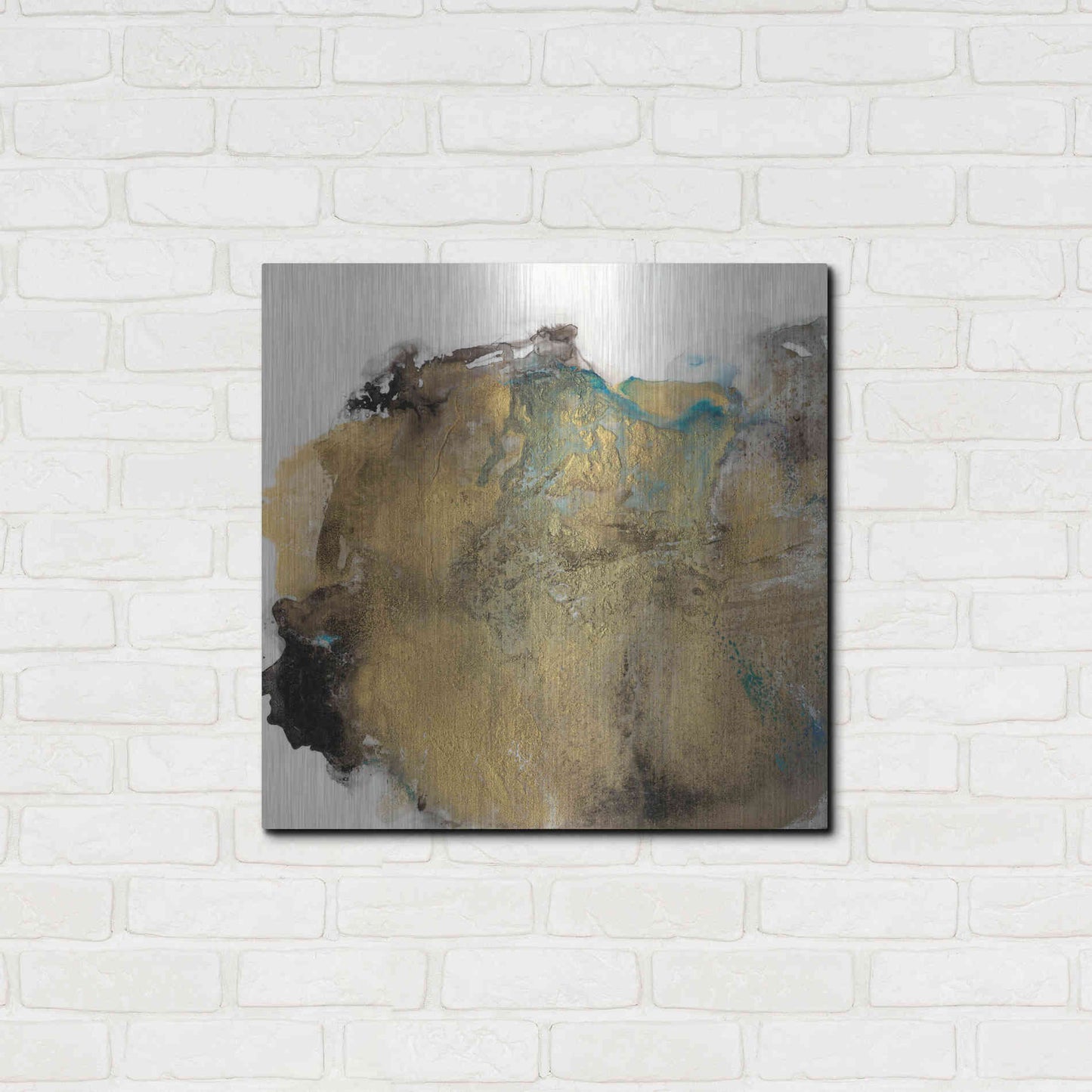 Luxe Metal Art 'Align with Life III' by Lila Bramma, Metal Wall Art,24x24