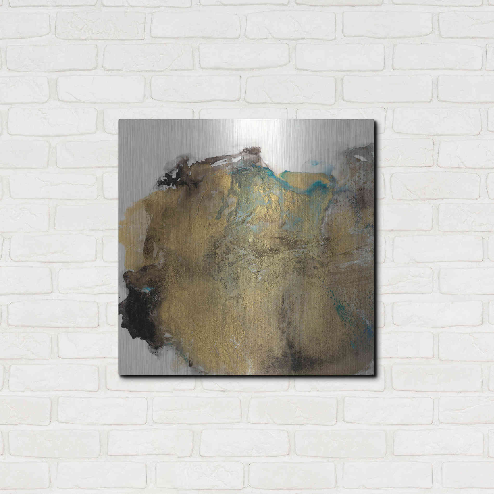 Luxe Metal Art 'Align with Life III' by Lila Bramma, Metal Wall Art,24x24