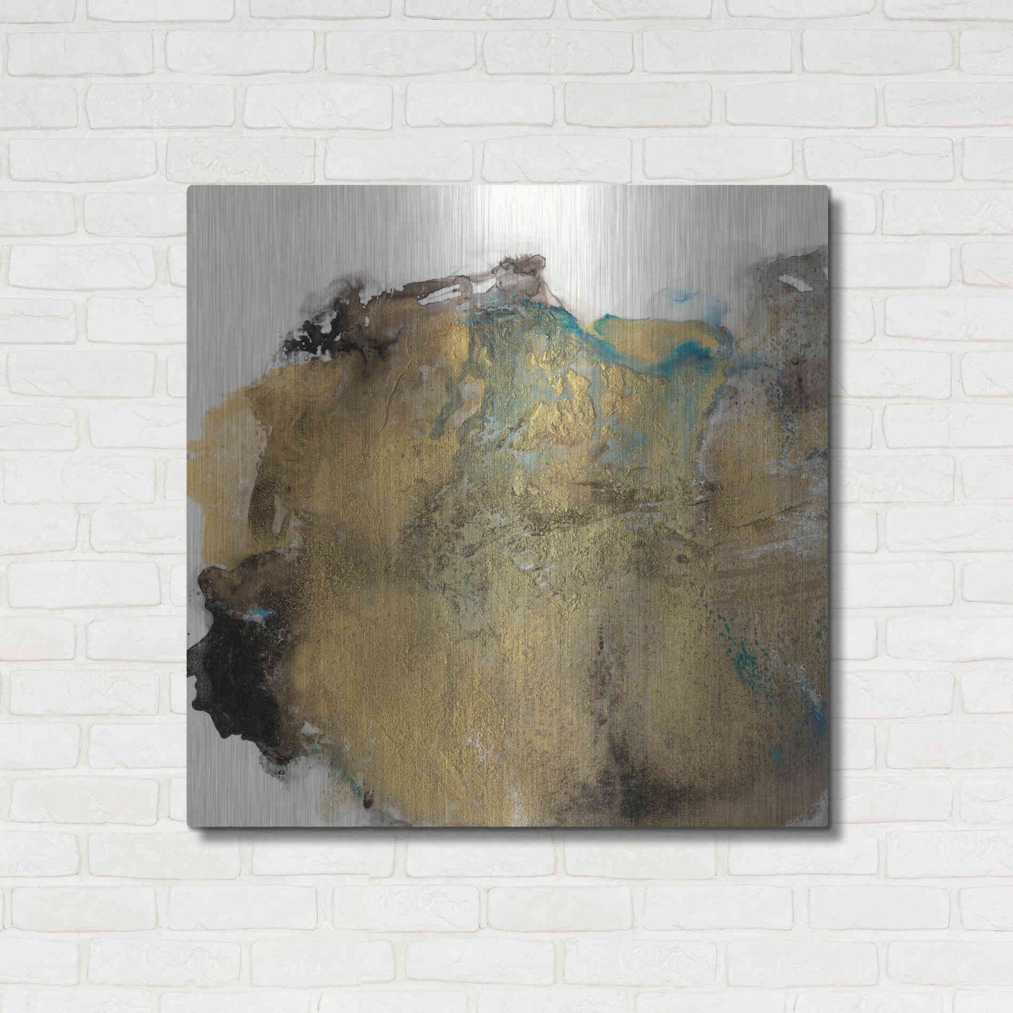 Luxe Metal Art 'Align with Life III' by Lila Bramma, Metal Wall Art,36x36