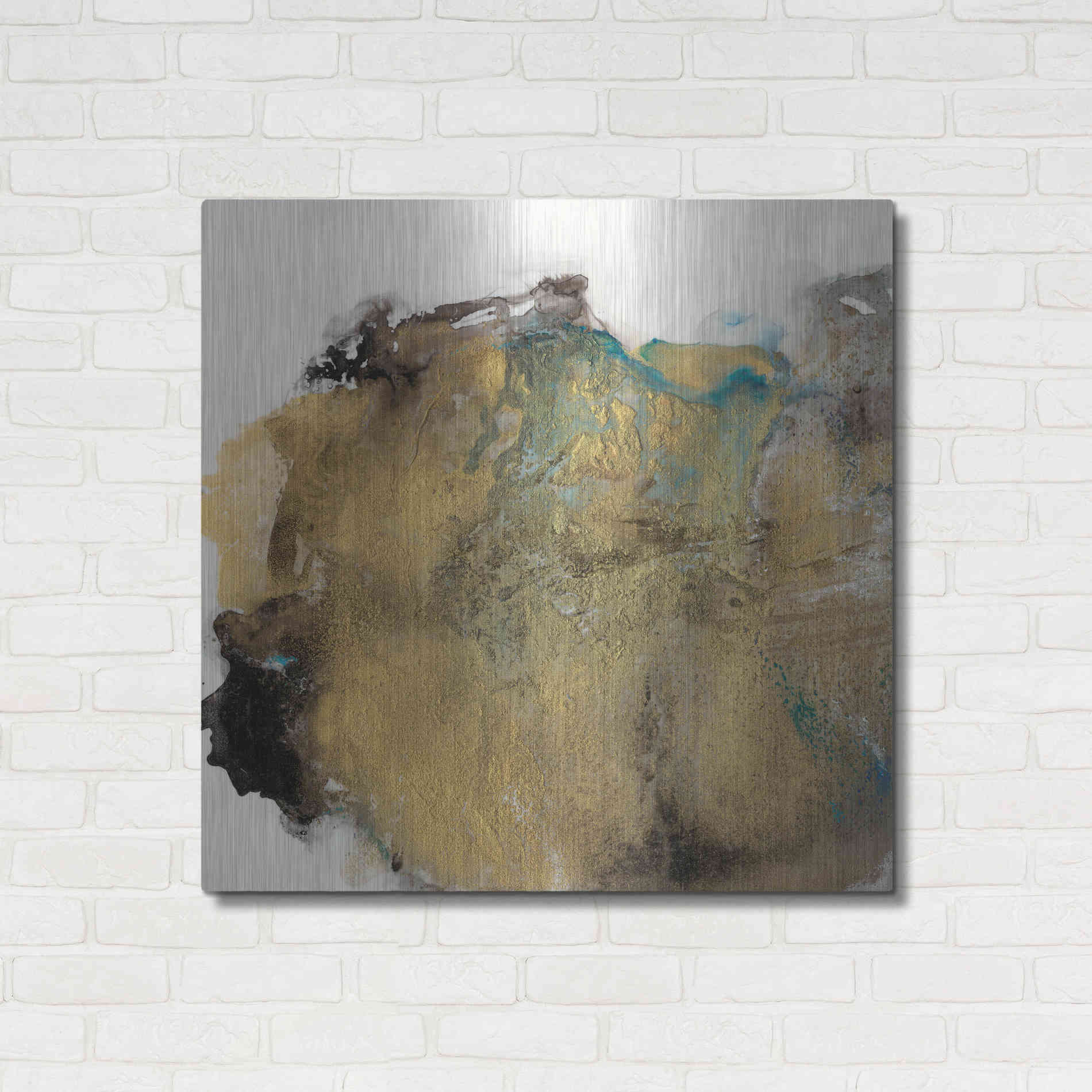 Luxe Metal Art 'Align with Life III' by Lila Bramma, Metal Wall Art,36x36