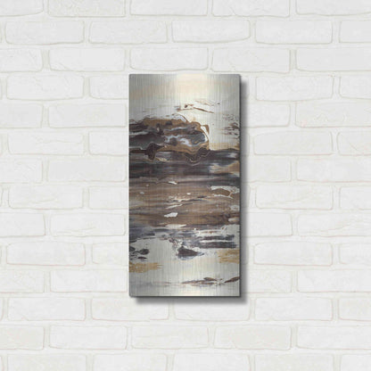 Luxe Metal Art 'No Attachment III' by Lila Bramma, Metal Wall Art,12x24