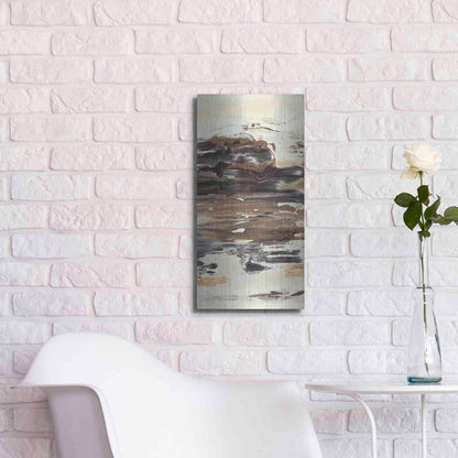 Luxe Metal Art 'No Attachment III' by Lila Bramma, Metal Wall Art,12x24