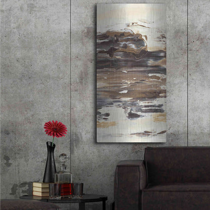 Luxe Metal Art 'No Attachment III' by Lila Bramma, Metal Wall Art,24x48