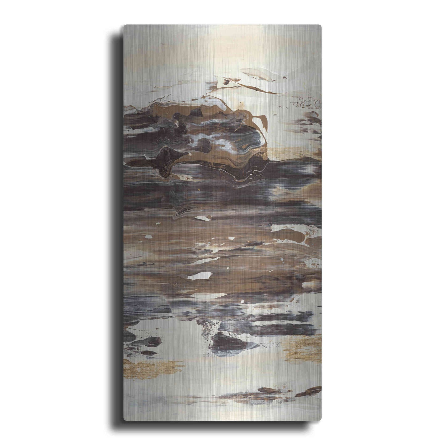 Luxe Metal Art 'No Attachment III' by Lila Bramma, Metal Wall Art