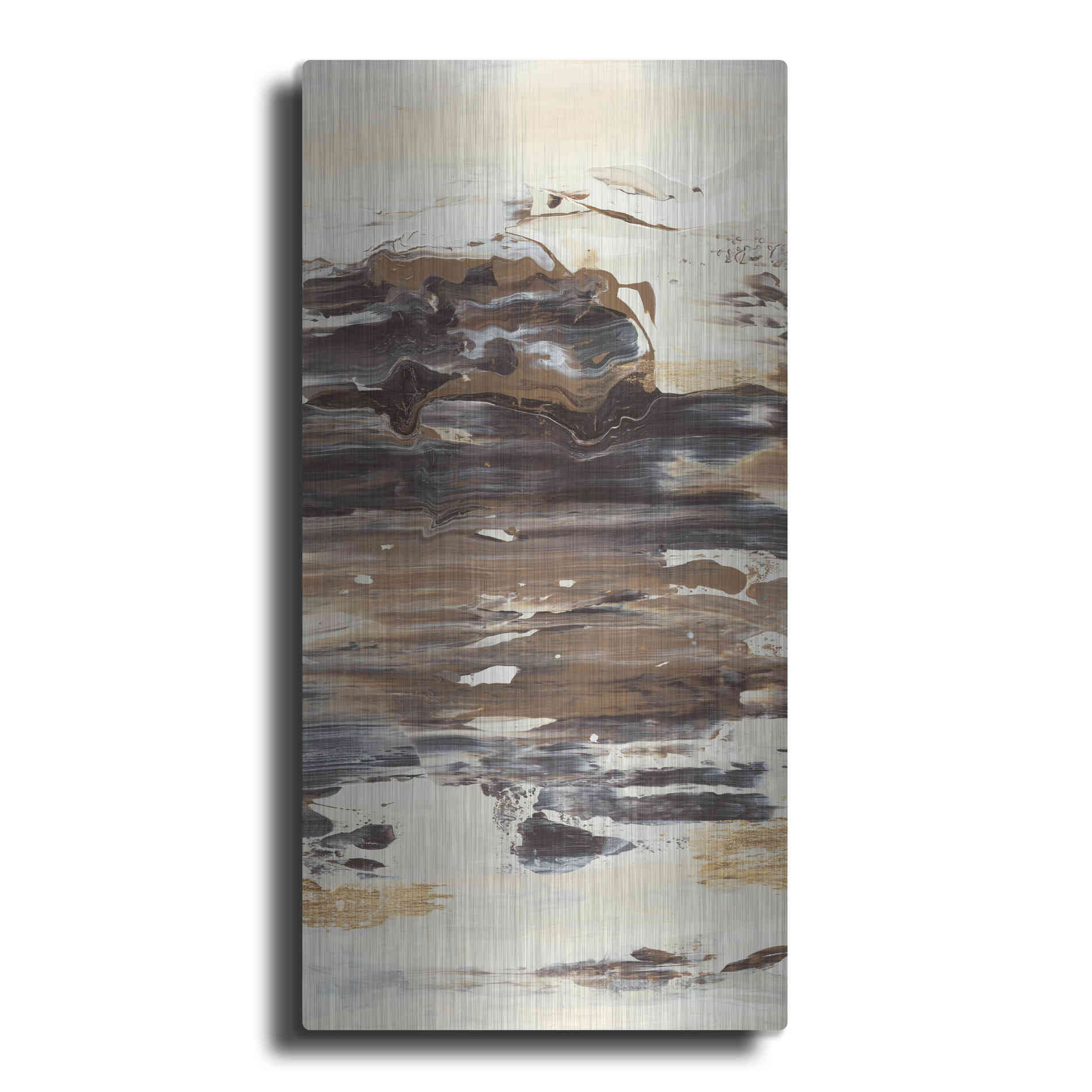 Luxe Metal Art 'No Attachment III' by Lila Bramma, Metal Wall Art