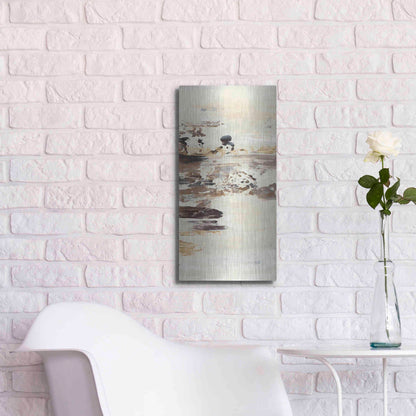 Luxe Metal Art 'No Attachment IV' by Lila Bramma, Metal Wall Art,12x24