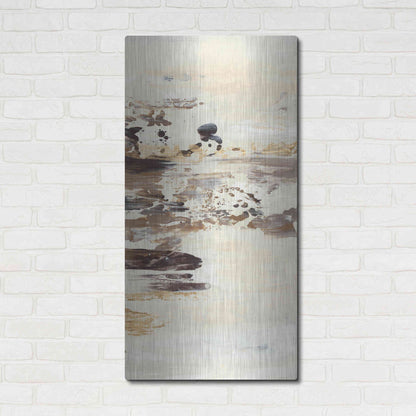 Luxe Metal Art 'No Attachment IV' by Lila Bramma, Metal Wall Art,24x48