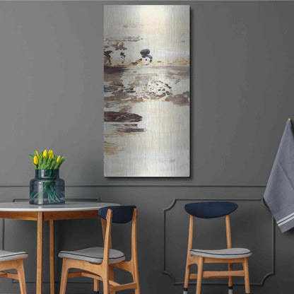 Luxe Metal Art 'No Attachment IV' by Lila Bramma, Metal Wall Art,24x48