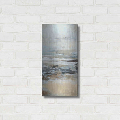 Luxe Metal Art 'Just Be III' by Lila Bramma, Metal Wall Art,12x24