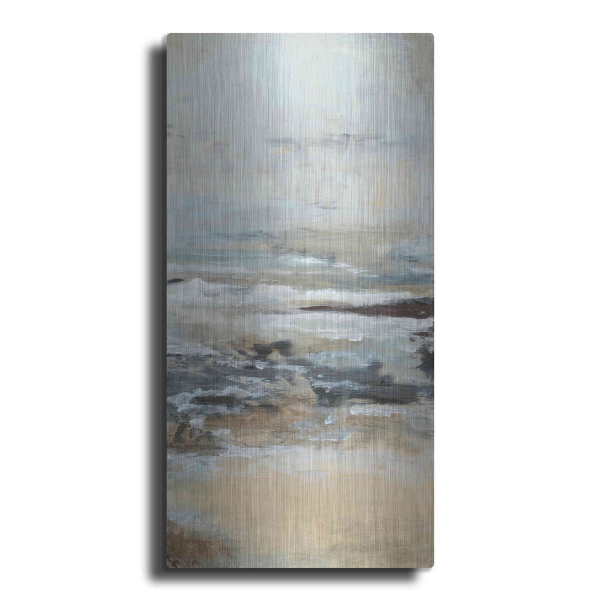 Luxe Metal Art 'Just Be III' by Lila Bramma, Metal Wall Art