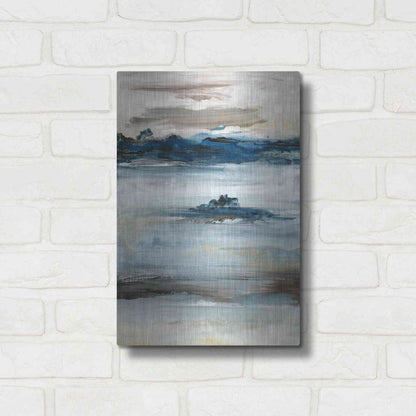 Luxe Metal Art 'Purity III' by Lila Bramma, Metal Wall Art,12x16