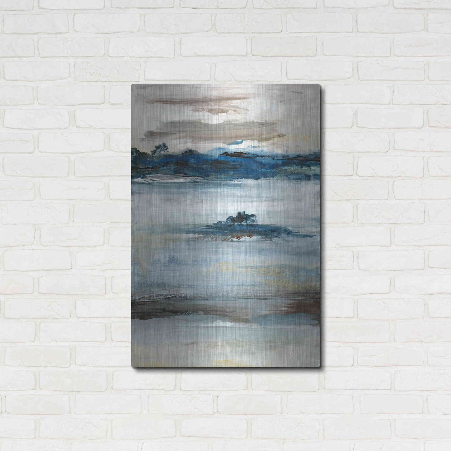 Luxe Metal Art 'Purity III' by Lila Bramma, Metal Wall Art,24x36