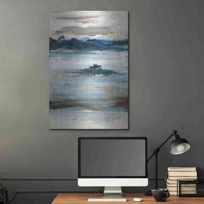 Luxe Metal Art 'Purity III' by Lila Bramma, Metal Wall Art,24x36