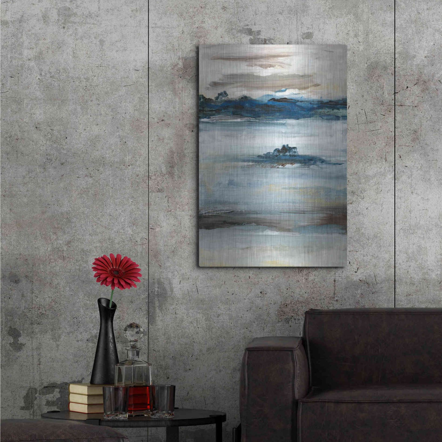 Luxe Metal Art 'Purity III' by Lila Bramma, Metal Wall Art,24x36