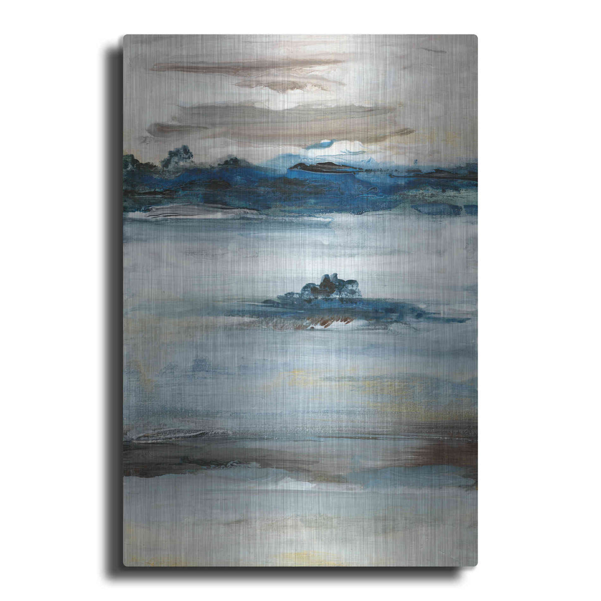 Luxe Metal Art 'Purity III' by Lila Bramma, Metal Wall Art