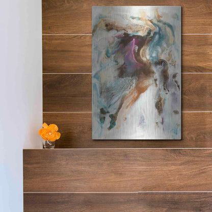 Luxe Metal Art 'Queen of the World I' by Lila Bramma, Metal Wall Art,12x16