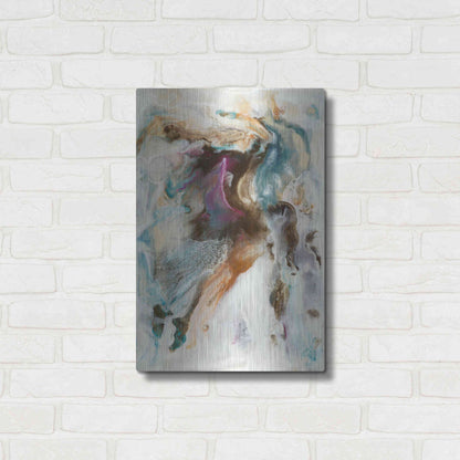 Luxe Metal Art 'Queen of the World I' by Lila Bramma, Metal Wall Art,16x24