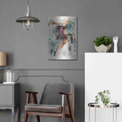 Luxe Metal Art 'Queen of the World I' by Lila Bramma, Metal Wall Art,16x24