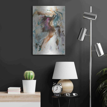 Luxe Metal Art 'Queen of the World I' by Lila Bramma, Metal Wall Art,16x24
