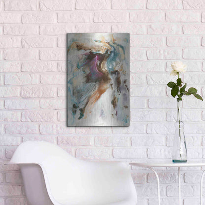 Luxe Metal Art 'Queen of the World I' by Lila Bramma, Metal Wall Art,16x24