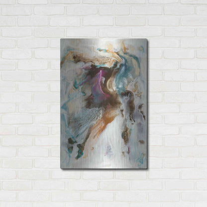 Luxe Metal Art 'Queen of the World I' by Lila Bramma, Metal Wall Art,24x36