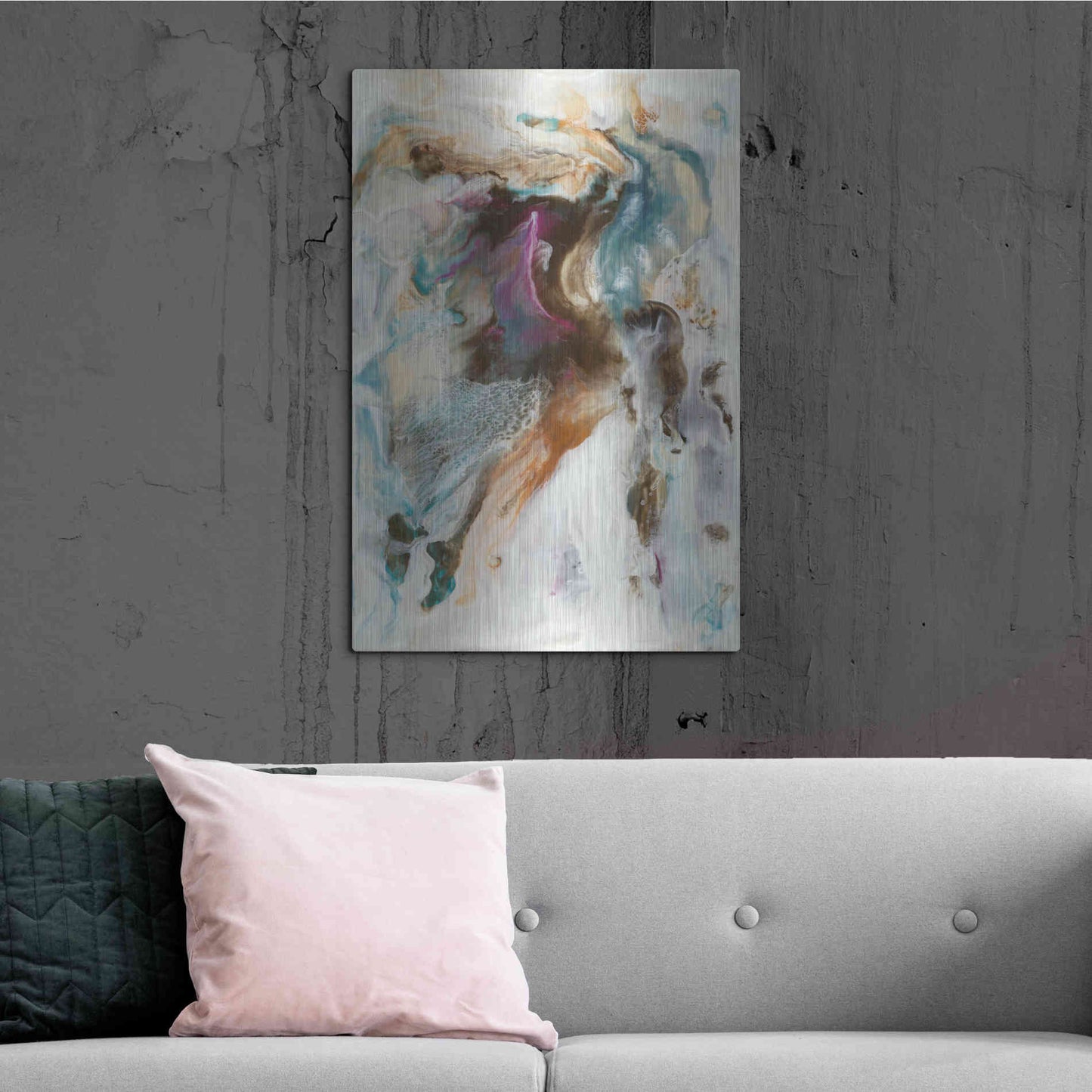 Luxe Metal Art 'Queen of the World I' by Lila Bramma, Metal Wall Art,24x36