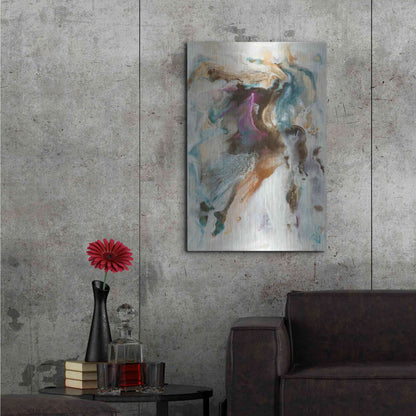 Luxe Metal Art 'Queen of the World I' by Lila Bramma, Metal Wall Art,24x36
