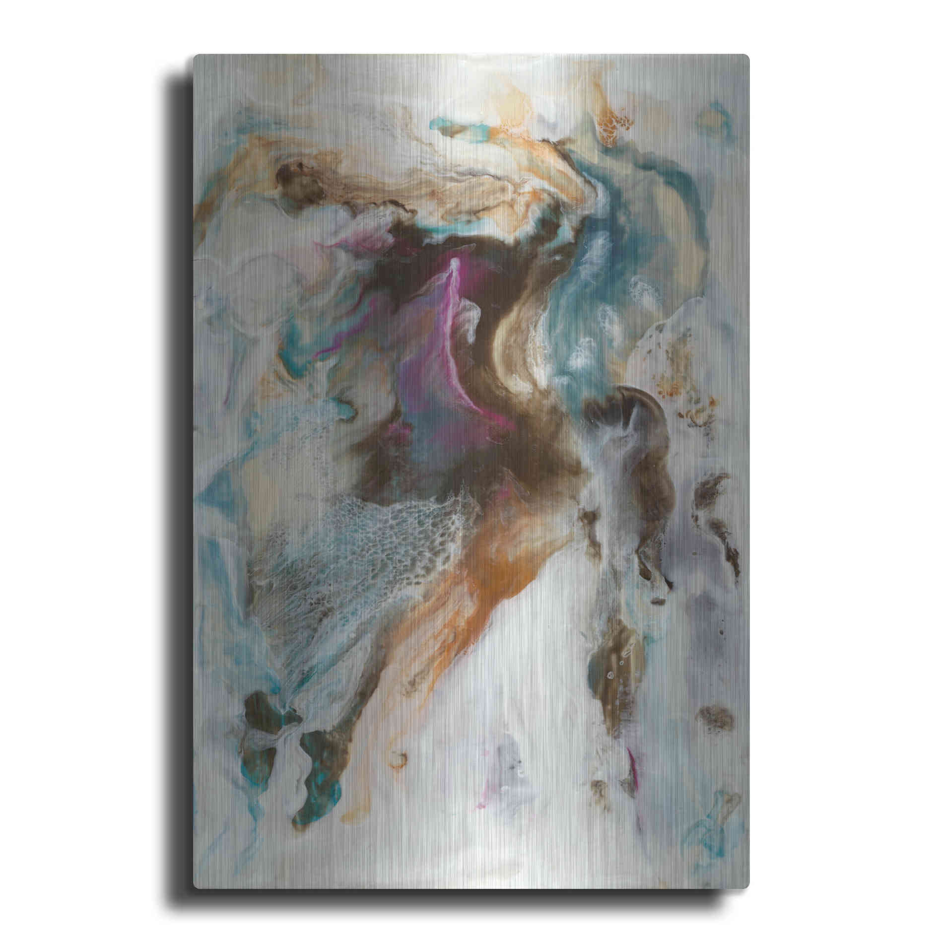 Luxe Metal Art 'Queen of the World I' by Lila Bramma, Metal Wall Art