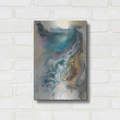 Luxe Metal Art 'Queen of the World II' by Lila Bramma, Metal Wall Art,12x16