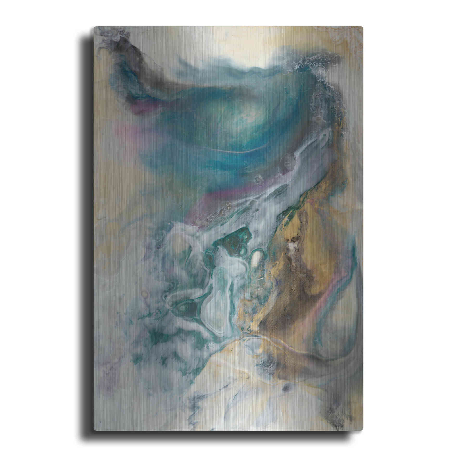 Luxe Metal Art 'Queen of the World II' by Lila Bramma, Metal Wall Art