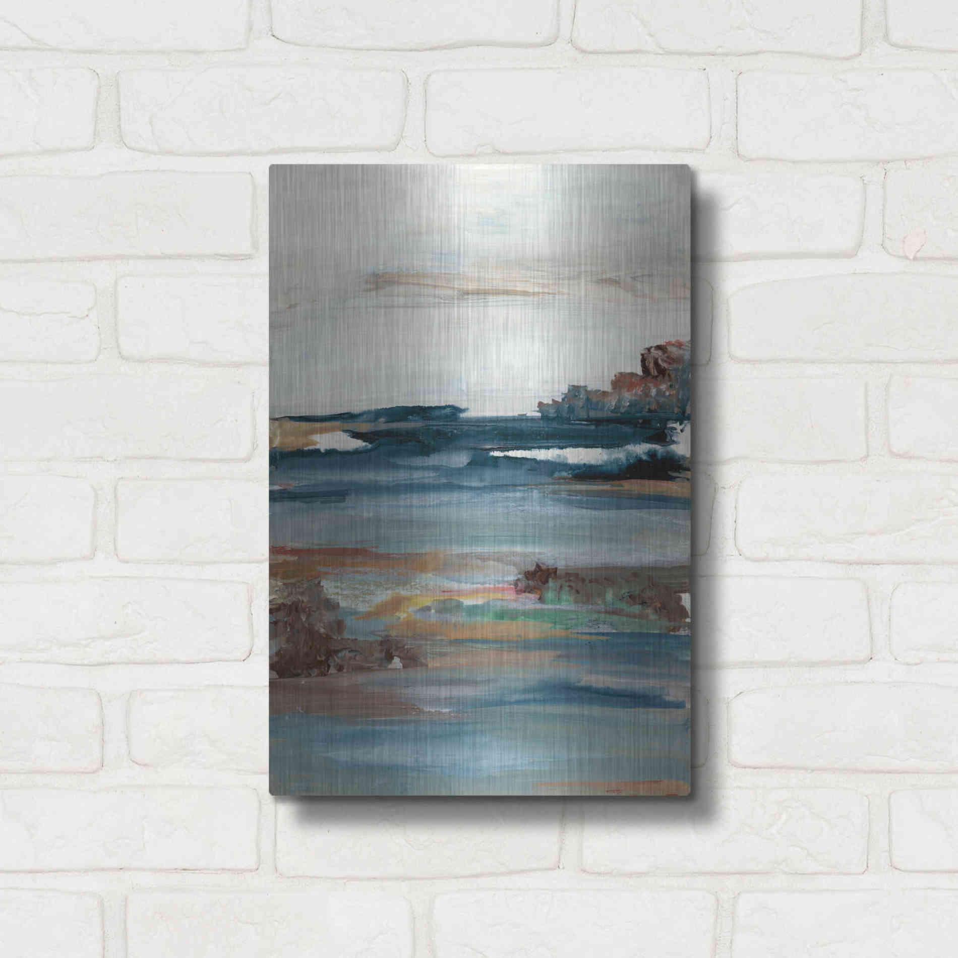 Luxe Metal Art 'Generosity III' by Lila Bramma, Metal Wall Art,12x16